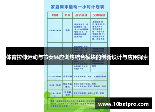 体育拉伸运动与节奏感应训练结合模块的创新设计与应用探索